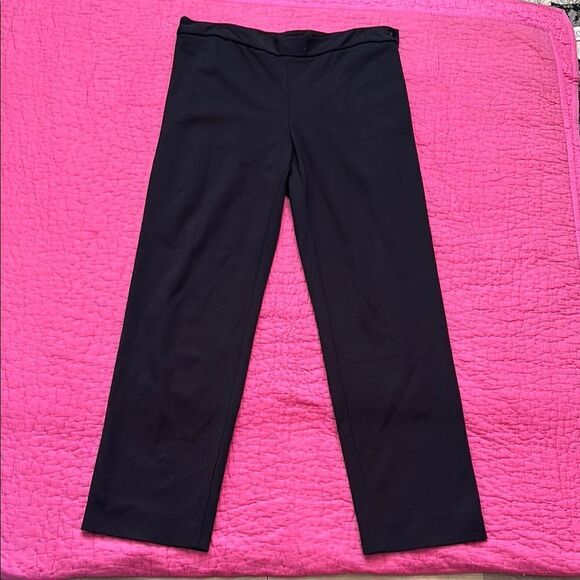 Chanel uniform Black Straight-Leg Pants L